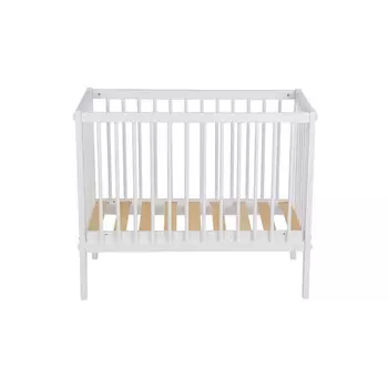 Кроватка детская приставная Фея 100 «Леo», цвет белый