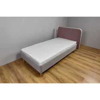 Кроватка «Седьмое небо» «Велутто», 160х80 см, цвет серый/пыльная роза