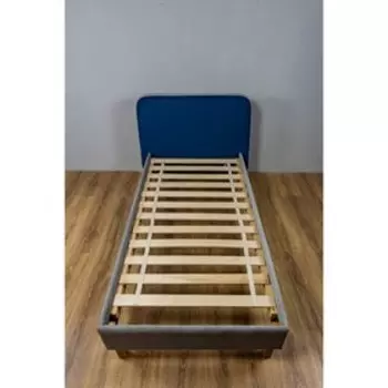 Кроватка «Седьмое небо» «Велутто», 160х80 см, цвет серый/синий