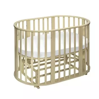 Кроватка-трансформер Sweet Baby Delizia V2 Avorio 9в1 с маятником, цвет слоновая кость