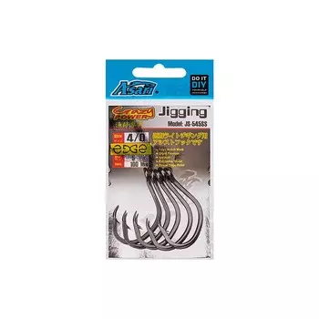 Крючки ASARI Edge, № крючка 3/0, серебряный, набор, 03265
