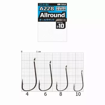 Крючки Cobra Pro AIIROUND, серия A228, № 06, 7 шт.