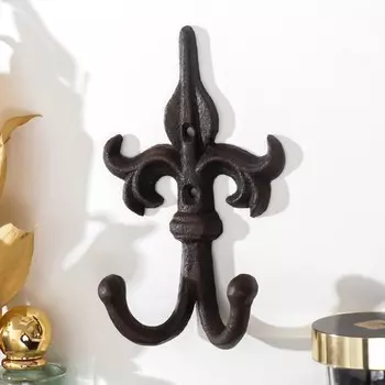 Крючки декоративные чугун «Пика кованая», декор настенный, 16104 см