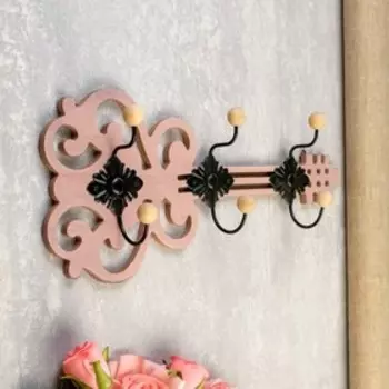 Крючки декоративные дерево "Резной ключ" 18х13х39,5 см