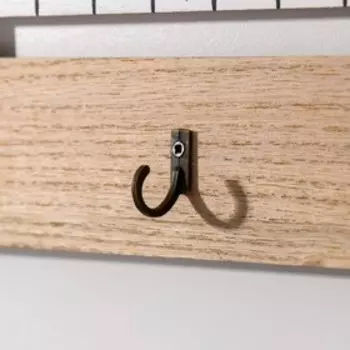 Крючки декоративные дерево "Суккулент в горшочке" 32х24х4 см