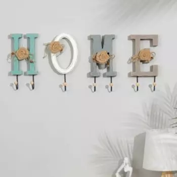 Крючки для одежды декоративные TAKE IT EASY «Home — буквы с крючком», 2612 см