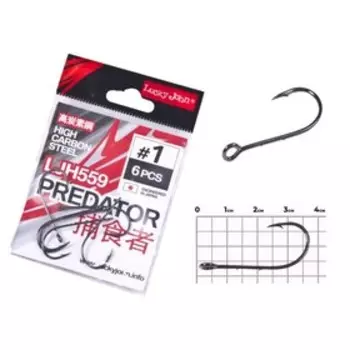 Крючки Lucky John, серия LJH, № 01, 6 шт.