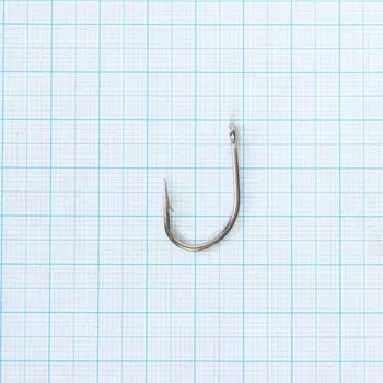 Крючки одногибые № 14, колюбакинские, никель, 10 шт.