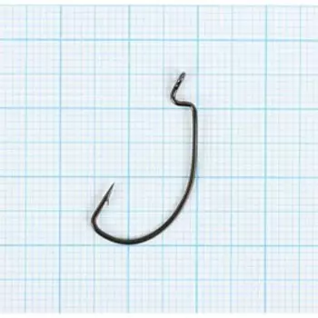 Крючки офсетные YUGANA Wide range worm, № 8, 5 шт.