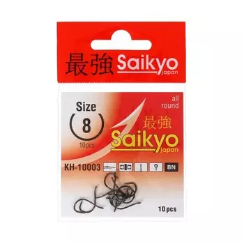 Крючки Saikyo KH-10003 Tanago BN № 8, 10 шт