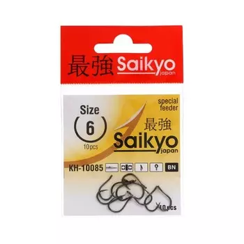 Крючки Saikyo KH-10085 Special Feeder BN № 6, 10 шт