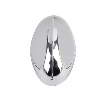 Крючки самоклеящиеся Axentia 4 шт, хромированный пластик овальный, 2,5х4х2 см