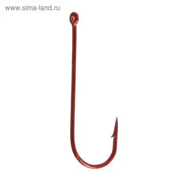 Крючки "Волжанка", серия Round, цвет красные, № 9, 10 шт.