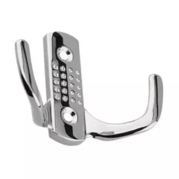 Крючок 04.48.02 перф. 2-х рожковый, цвет хром