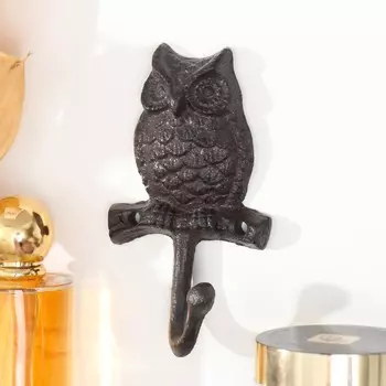 Крючок декоративный чугун "Филин" 12х7х3 см