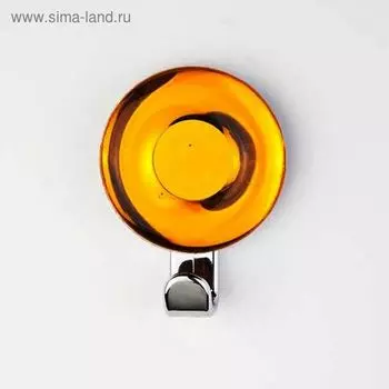 Крючок декоративный «Кольцо» жёлтый