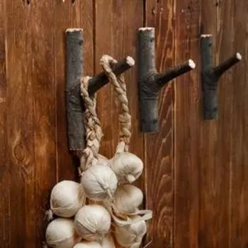 Крючок деревянный, 19х12 см, массив дуба