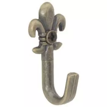 Крючок для штор, цвет бронзовый