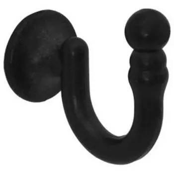 Крючок для штор, цвет чёрный