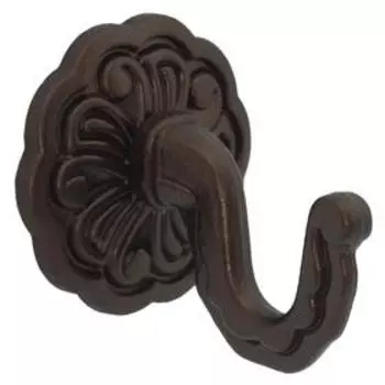 Крючок для штор, цвет коричневый