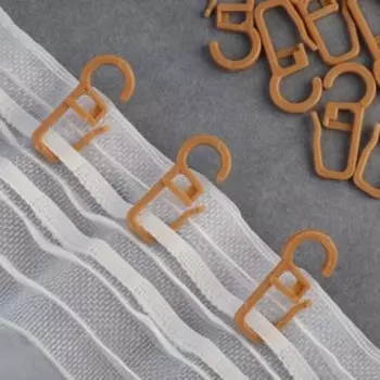 Крючок для штор на кольцо, 3013 мм, бежевый