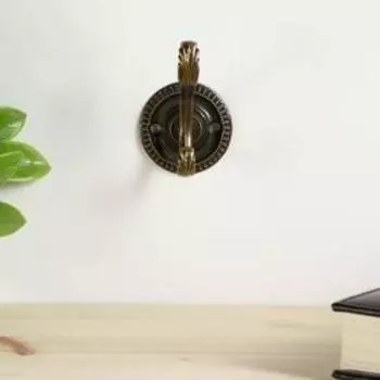 Крючок двойной металл "Классика" бронза 4,4х4,4х5,7 см