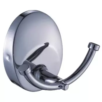 Крючок двойной Solinne, цвет хром