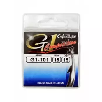 Крючок GAMAKATSU G-1 Competition G1-101 №18 (15шт)