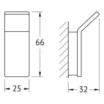 Крючок, хром