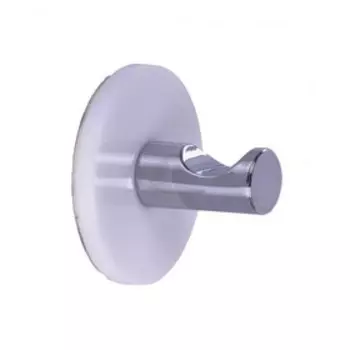 Крючок круглый самоклеящийся, зеркальный