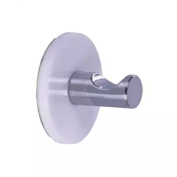 Крючок круглый самоклеящийся, зеркальный