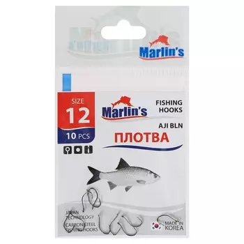 Крючок Marlin's ПЛОТВА AJI BLN №12 vn.10 шт.