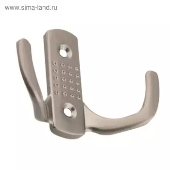 Крючок MARLOK 04.48.05 212-B, двухрожковый, цвет никель
