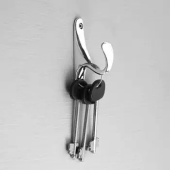 Крючок мебельный CAPPIO STANDART, однорожковый, цвет хром