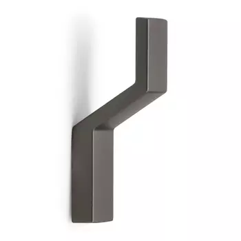 Крючок мебельный CAPPIO TRANQUILITY, однорожковый, графит