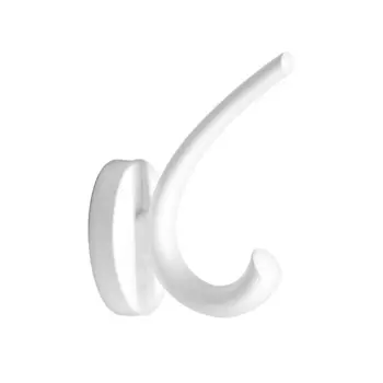 Крючок мебельный CAPPIO USUAL, двухрожковый, цвет белый