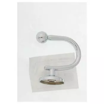 Крючок мебельный КМ1011CP, однорожковый, цвет хром