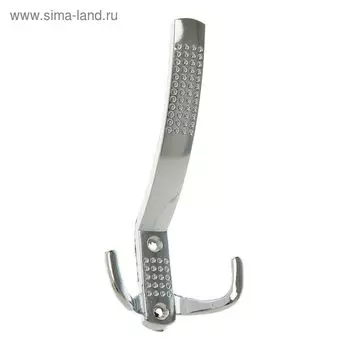 Крючок мебельный ТУНДРА TKT001, трехрожковый, хром