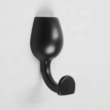 Крючок мебельный CAPPIO CHALICE, однорожковый, цвет черный