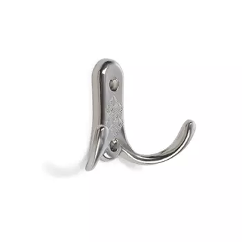 Крючок мебельный ТУНДРА TKd=024 LIGHT, двухрожковый, хром