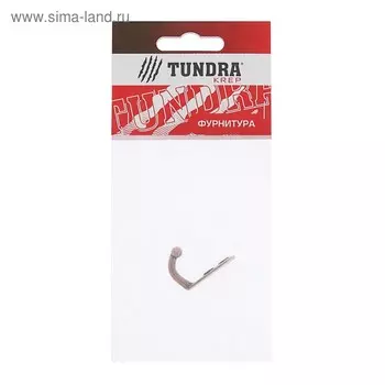 Крючок мебельный ТУНДРА TKO009, однорожковый, медь