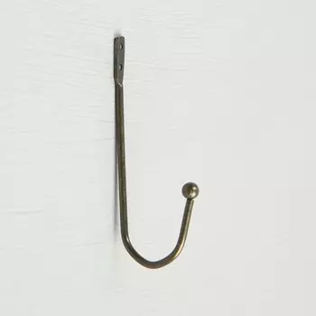 Крючок мебельный ТУНДРА VINTAGE 019, цвет бронза, 1 шт.