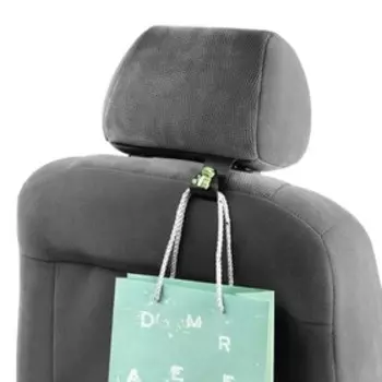 Крючок на подголовник "Динозаврик", черный