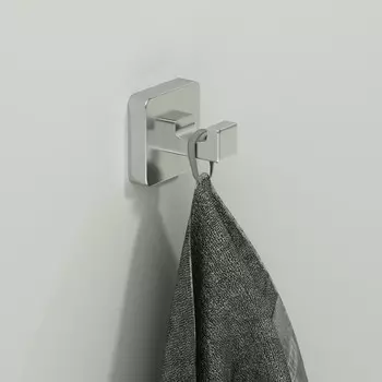 Крючок настенный для ванной Rhin K-8723, серебристый