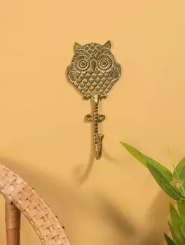 Крючок настенный «Филин», 10914 см, алюминий