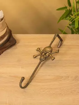 Крючок настенный «Пиратский», 3313.56 см, алюминий