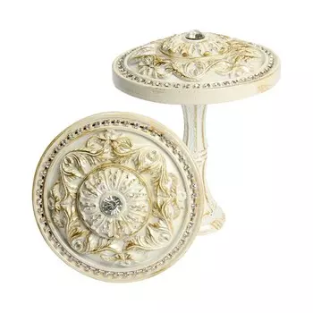 Крючок однорожковый для штор CAPPIO KC211, цвет белый, 2 шт.