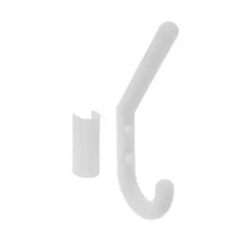 Крючок пластмассовый, белый