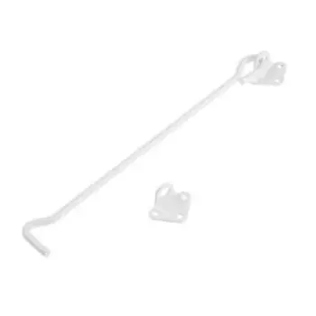 Крючок прутковый 300 мм, белый