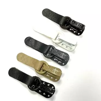 Крючок шубный металлический, цвет бежевый